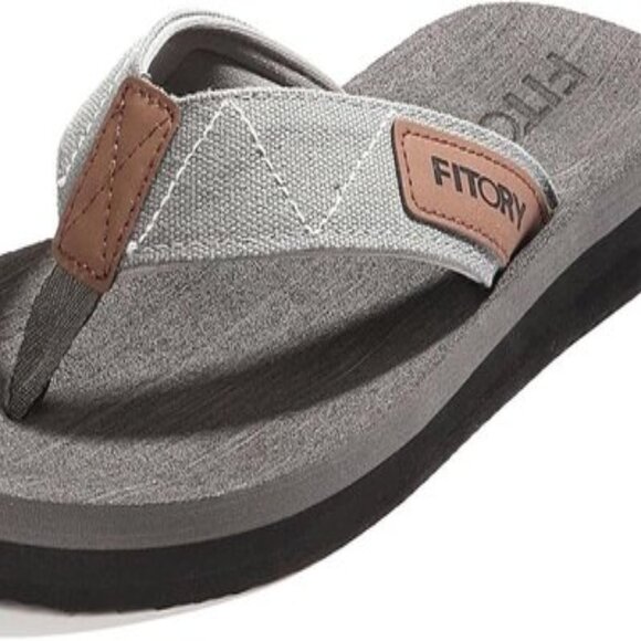 Men's Flip-Flops, Thongs Sandals Comfort Slippers for Beach - Picture 1 of 6